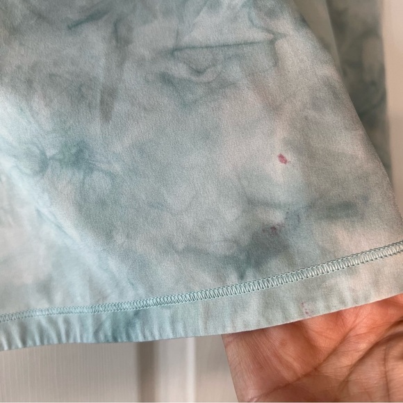 Lululemon Pace Rival Mid-Rise Skirt Length Extra Long White Sheer Silver Blue 8 - Picture 5 of 10